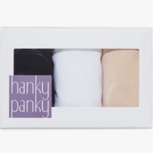 Hanky Panky Other - Hanky Panky 3 Pack Low Rise Thong